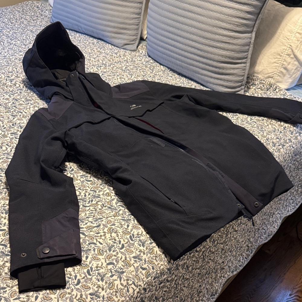 Eider Navy Blue Hooded Ski Jacket